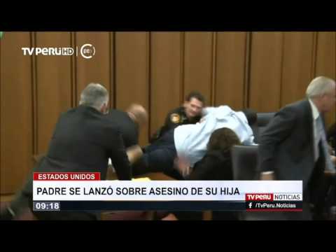 Father attacks his daughter's killer in US court