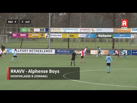 Samenvatting RKAVV - Alphense Boys (zondag 23 februari)