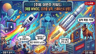 [미국개장]  애플, WWDC로 '시리' 리스크 벗나｜오라클, 10일 실적 발표｜스페이스X, 드디어 이번주 상장 등📢미국증시 브리핑 (2600608)