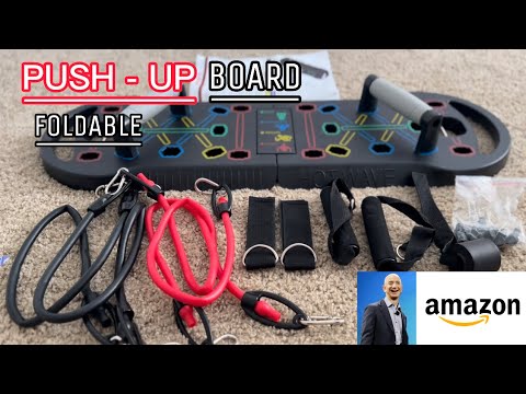 PUSH - UP BOARD (Foldable) | Amazon | Home Exercise and Anywhere