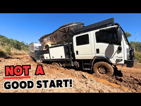 GIBB RIVER ROAD 2025 - BEGINNERS, BOGGINGS,  SWIMMING WITH CROCS & DISASTER CAMPFIRE COOKUPS -PART A