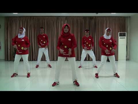 VIA VALLEN 'MERAIH BINTANG' DANCE IN RSCM | ASIAN GAMES 2018 OFFICIAL SONG | Choreo by dicahideto