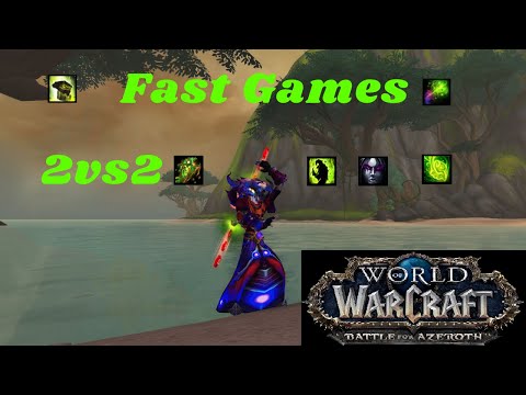 Destro Warlock PoV Arena 2500+ 2vs2 - BfA 8.3  Saison 4