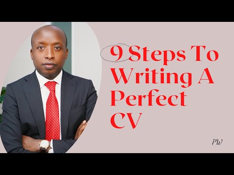 How To Write A CV