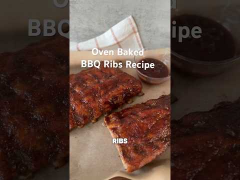 The easiest oven baked ribs recipe.