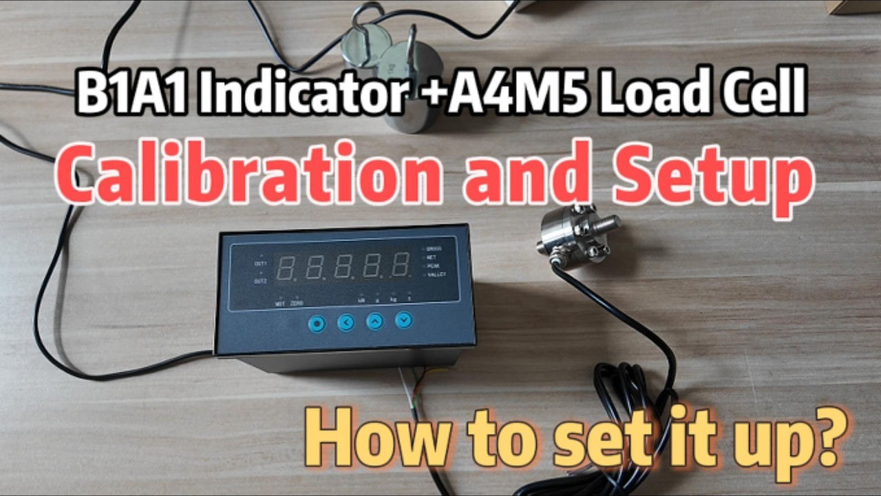 B1A1 Indicator +A4M5 Load Cell Calibration and Setup Tutorial