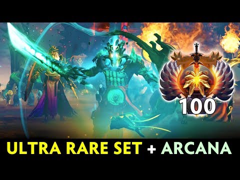 EPIC COMBO — ULTRA RARE TI9 set + ARCANA Juggernaut by fn