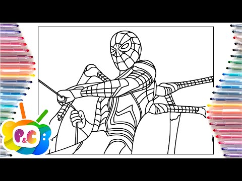 Iron Spiderman Coloring Pages/Spiderman Coloring/Elektronomia - Energy [NCS Release]