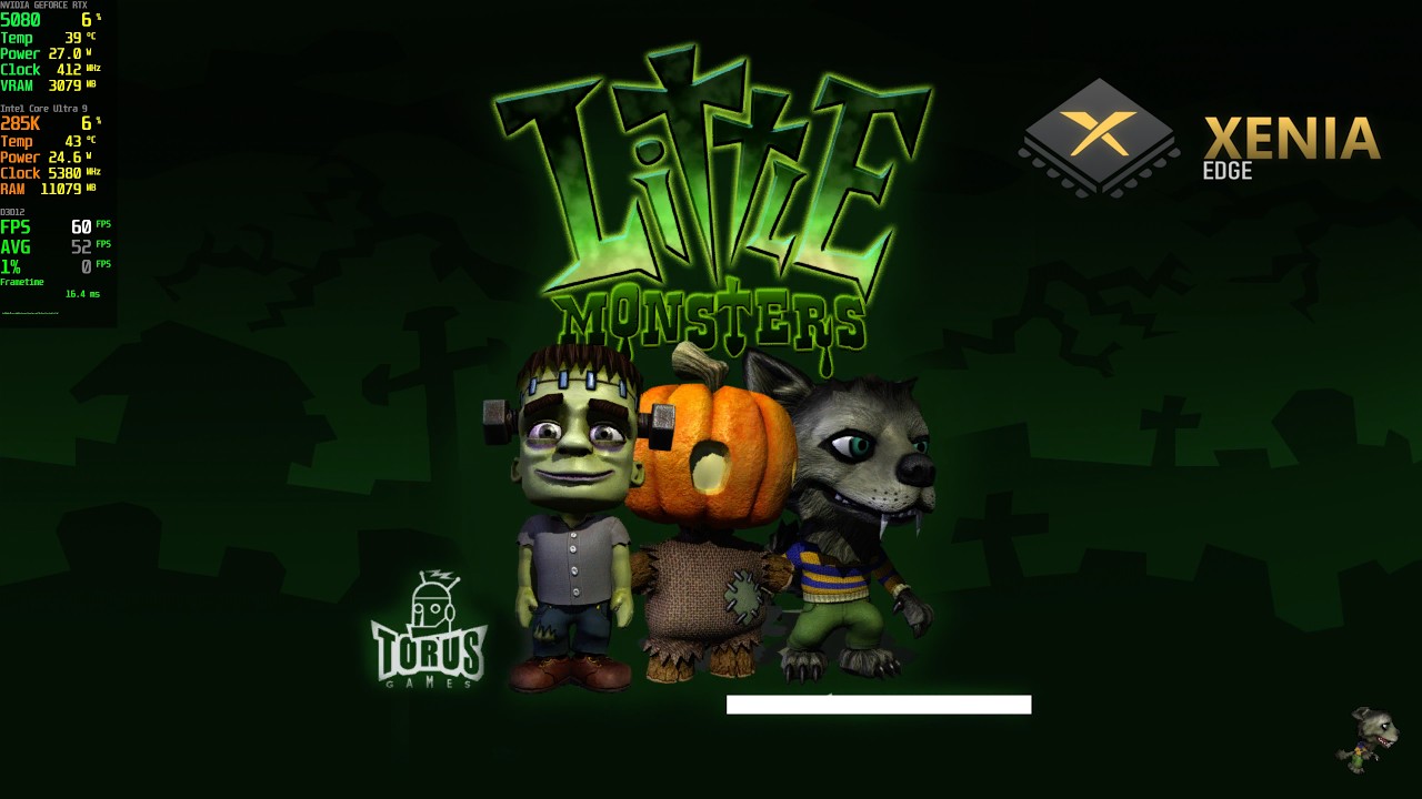 Little Monsters (Unreleased) Prototype 4K Gameplay | Xenia Edge 45bbc5f Xbox 360 Emulator PC