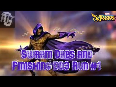 Marvel Strike Force Swarm Orbs Opening and DD3 Finish!