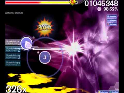 Osu!!! Bass Is Kicking - Dj  Splash [Wackez vs  Clubbiz akustic gone bad remix] + 