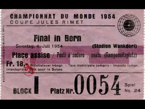 Fußball WM 1954 Finale Radioreportage Herbert Zimmermann 1. Halbzeit