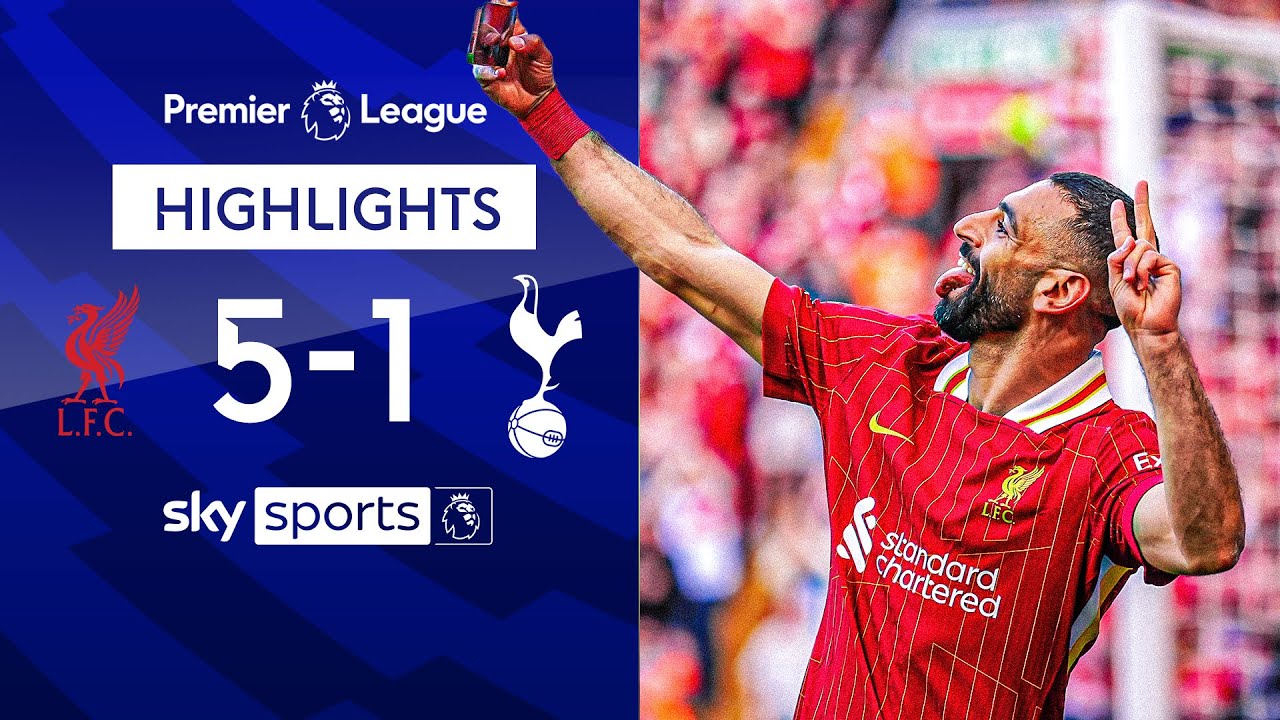 LIVERPOOL WIN THE PREMIER LEAGUE TITLE IN STYLE! 🏆 | Liverpool 5-1 Spurs | Premier League Highlights