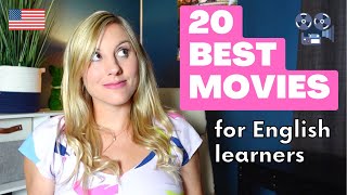 20 BEST movies for english learners