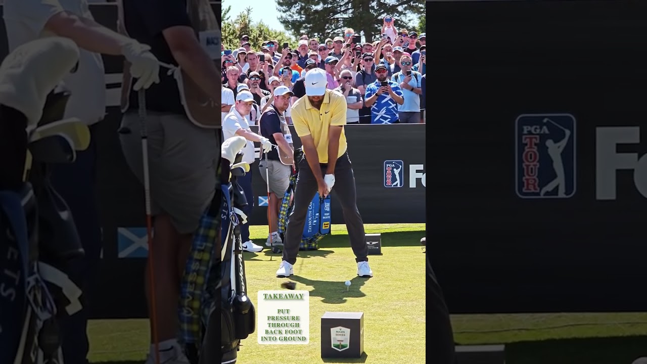 Scottie Scheffler Driver Slow Motion | Weight Transfer + Hip Rotation Power - YouTube