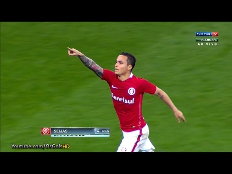 Gol de Seijas, Internacional 2 x 1 Santos - Brasileirão 08/09/2016 [HD]