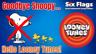 Goodbye Snoopy.. Hello Looney Tunes? & Other Six Flags News!
