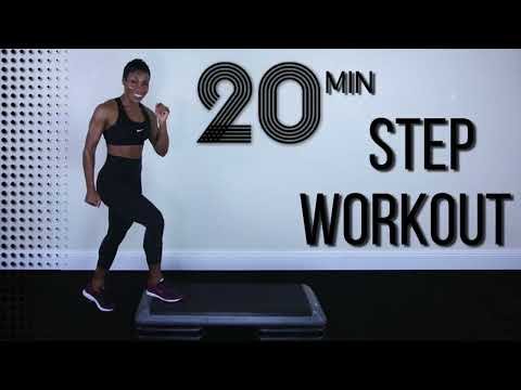 Тренировка на степ-платформе - 20 Minute Full Body Steps Workout