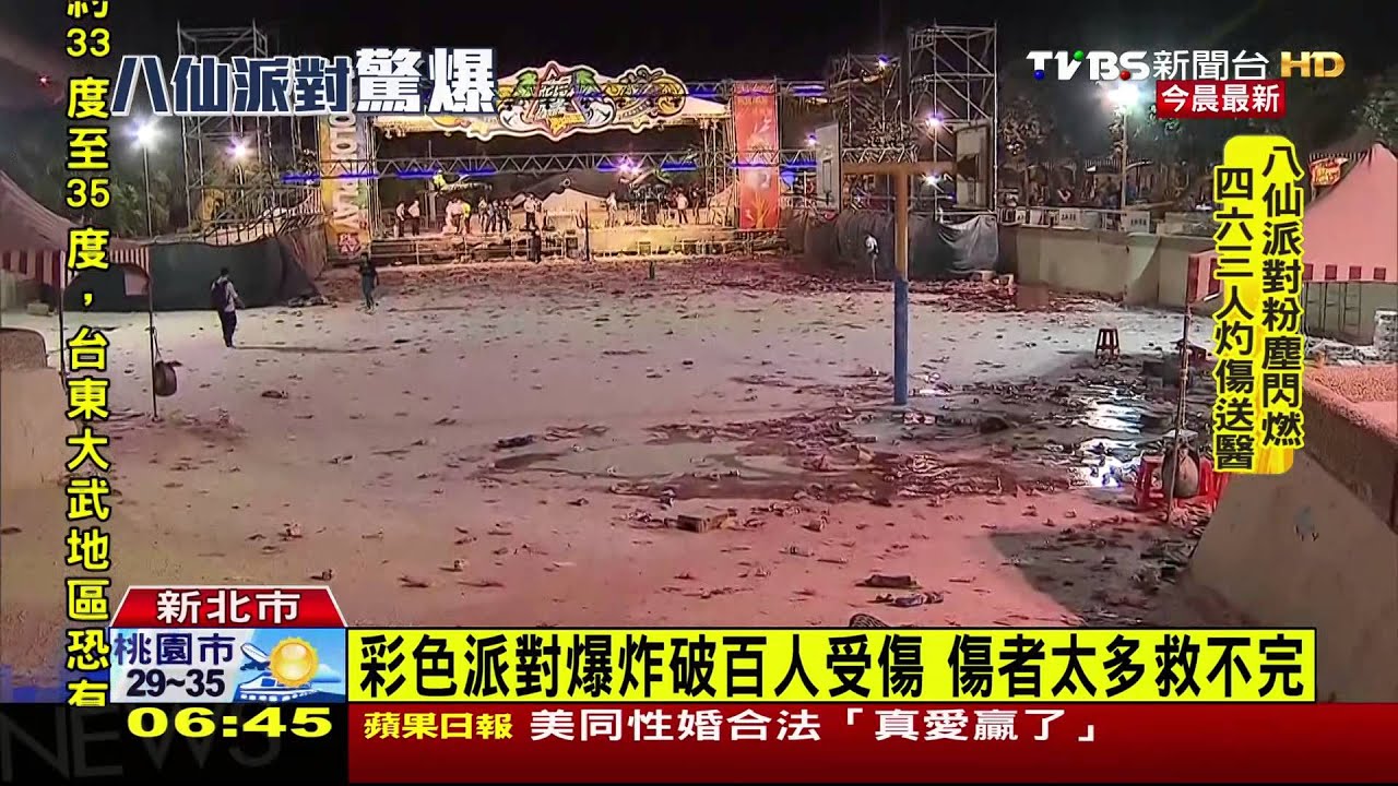 家人在哪?園區廣場變安置所 傷患等救援