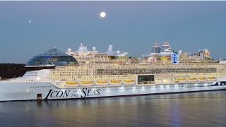 Icon of the seas begins second Sea Trials | World's biggest cruise ship | Royal Caribbean