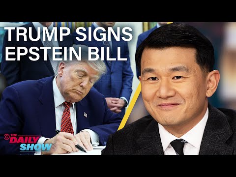 艾普斯坦法案讓川普團隊嚇歪！梅蘭妮亞發出AI戰爭宣言 | The Daily Show (Epstein Bill Has Trump & Co. Freaking Out & Melania Delivers AI War Cry | The Daily Show)