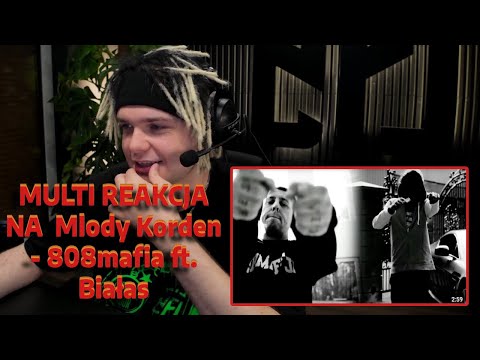 YOUNGMULTI REAKCJA na Mlody Korden - 808mafia ft. Białas (Official SWAG)