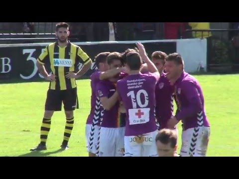 Segunda B  2015-16. Resumen Portugalete 0 - Guadalajara 2
