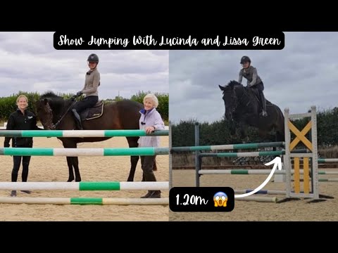 Show Jumping LESSON with LUCINDA and LISSA GREEN