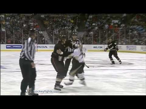 Deryk Engelland vs George Parros Nov 5, 2010