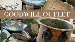GOODWILL BINS OUTLET LONG SHOP WITH ME AND HAUL found COPPER SILVER HOME DECOR GALORE