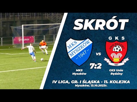 11. kolejka 2023/24: MKS Myszków - GKS Unia Rędziny 7:2