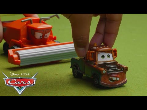 Lightning McQueen and Mater's Escape from Frank! | Pixar Cars | @disneyjr