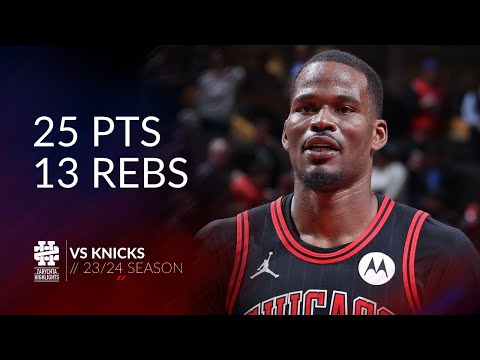 Javonte Green 25 pts 13 rebs vs Knicks 23/24 season
