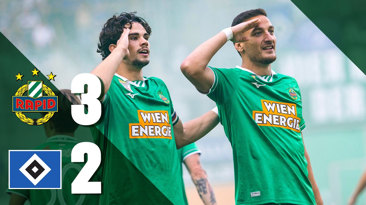 Highlights: SK Rapid – Hamburger SV