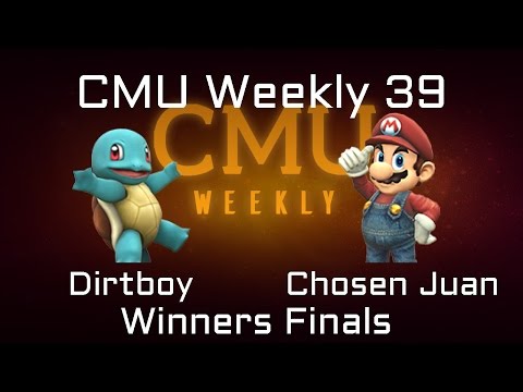 CMU Weekly 39 Winners Finals - Dirtboy (Squirtle/Marth/Fox) vs. Chosen Juan (Mario)