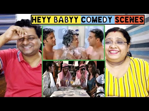 Heyy Babyy Best Comedy Scenes | Akshay Kumar, Riteish, Fardeen K | hey baby comedy scenes | Reaction