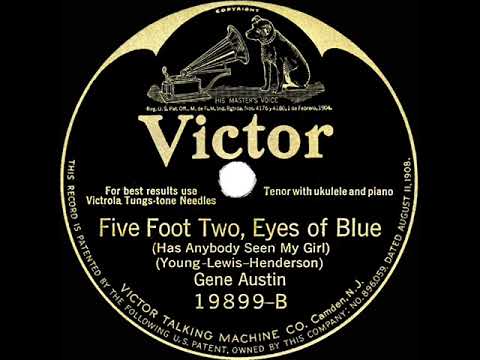 Old Classic | Five Foot Two, Eyes Of Blue | Gene Austin | 1925
