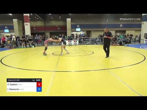 59 Kg Consi Of 8 #2 - Piper Cadden, Thorobred Wrestling Club Vs Izzy Clements, Champions Wrestling