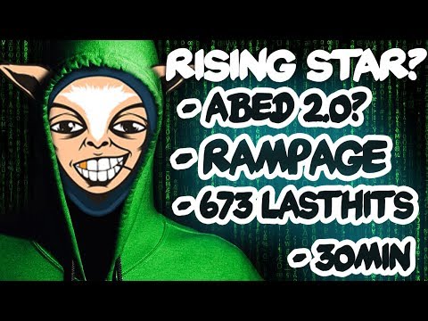 Who is this guy?! WTF New Meepo Pro? Abed 2.0? UNREAL 673 Lasthits in 30min + Rampage - EPIC Dota 2