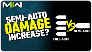 Semi-Auto Increases Damage in MWII?! | (Which Guns Benefit?)