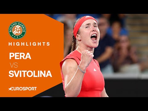 Bernarda Pera vs Elina Svitolina | Round 3 | French Open 2025 Highlights 🇫🇷