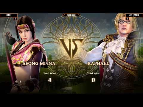 BAFC Nov - NQ Hinokaga (Seong-Mina) Vs. AXL Boom (Raphael) -Soul Calibur VI- Round robin