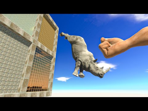 Random Units attack Epic Punch with Portals - Animal Revolt Battle Simulator