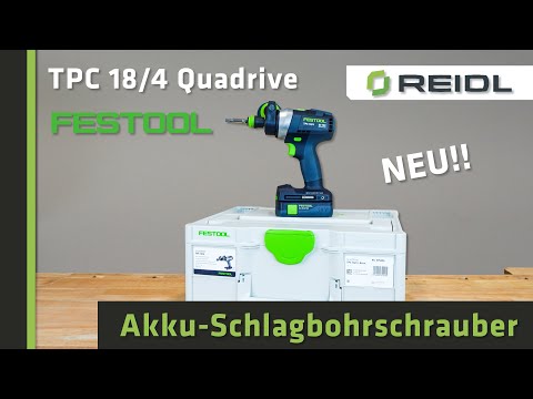 🔥NEUHEIT! Der Festool Akku-Schlagbohrschrauber TPC 18-4 Quadrive [German/Deutsch]🔥