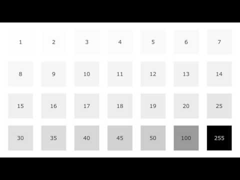 [4K] Weißpegel TV Testmuster |  Kontrast 10 Stunden lang kalibrieren