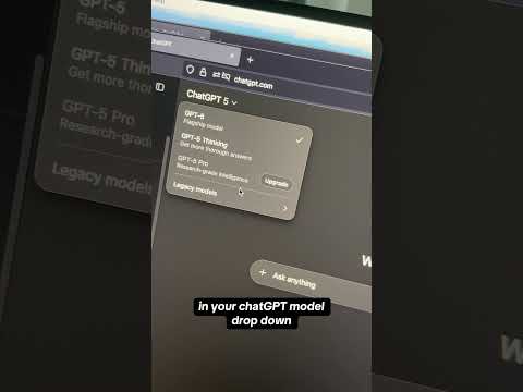 Как снова получить модель ChatGPT 4o #chatgpt #chatgpt4 #gpt5