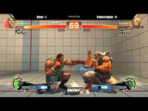 Keno (Balrog) vs Veloc1raptor (Gouken) WNF 6.5 AE 2012