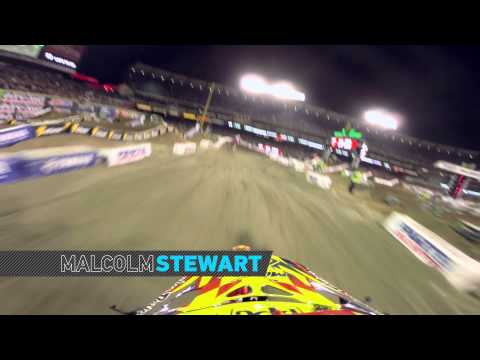 GoPro HD: Jason Anderson and Malcolm Stewart Battle 2014 Monster Energy Supercross from Anaheim 3