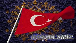 Hoşgeldiniz-Dalgalanan Türk Bayrağı-Konferans-Karşılama Videosu 1
