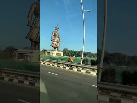 Kempegowda statue ❤️ at Bengaluru Airport #bengaluru #bangalore #kannada #kgf2 #kgf #karnataka #love